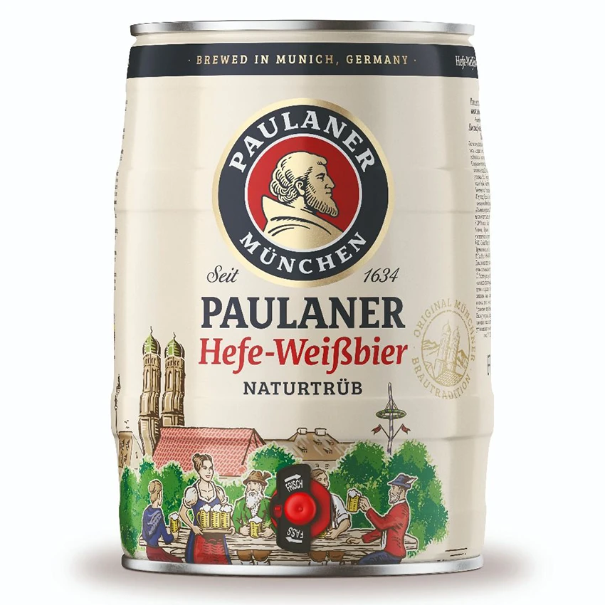 Paulaner Hefe-Weißbier Mini Keg 3 Paulaner Hefe-Weißbier Mini Keg