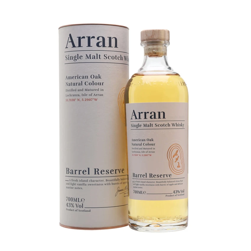 Arran American Oak Barrel Reserve Single Malt Scotch Whisky 3 Arran American Oak Barrel Reserve Single Malt Scotch Whisky