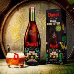 Duvel Brasil Rhum Edition Barrel-Aged Bottle, Giftbox With Glass